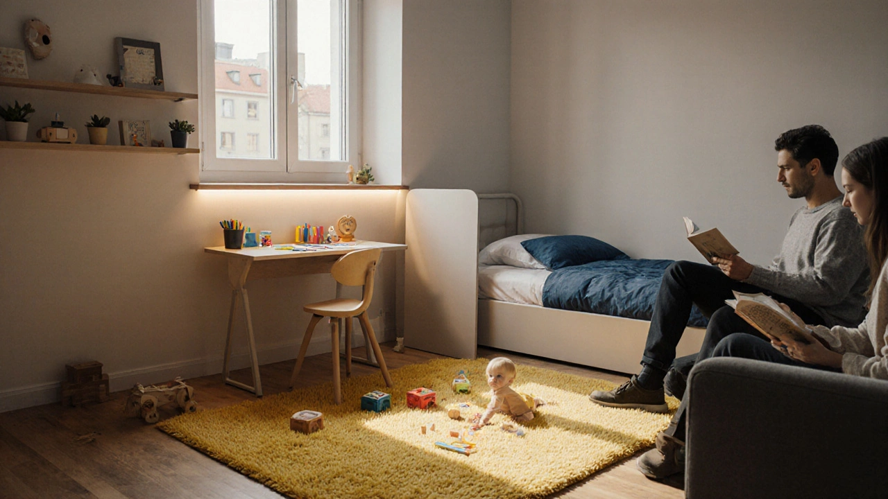 Herní kout v obýváku: jak vytvořit dětskou zónu v malém bytě