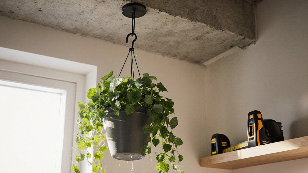 Závěsné květináče: jak je správně uchytit a zavlažovat