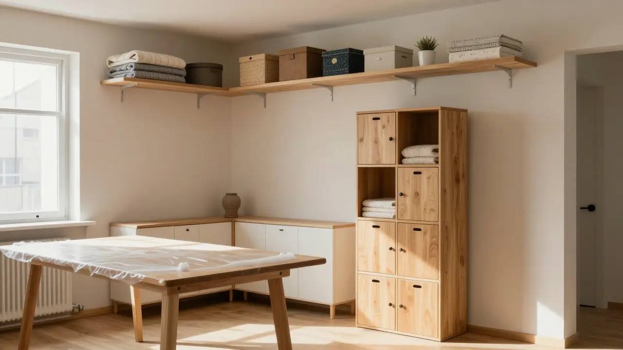 Skladování nábytku: jak přesouvat, chránit a udržovat nábytek v malém bytě