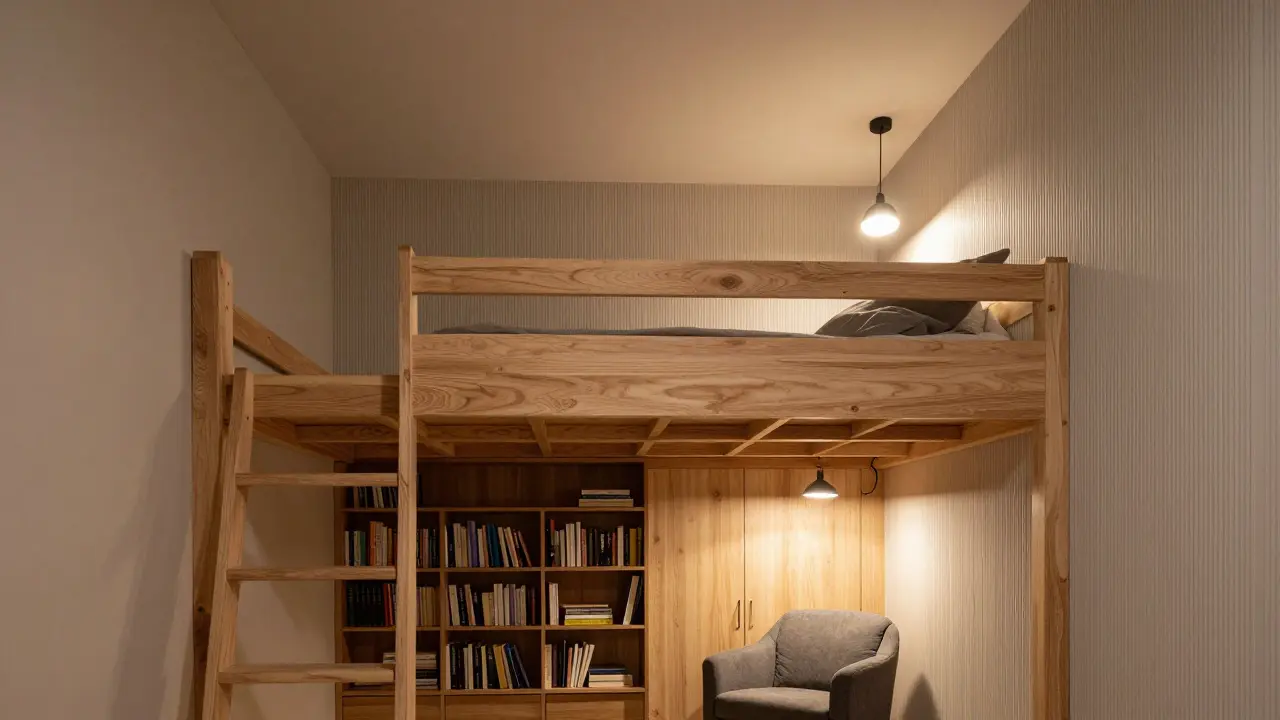 Využití výšky místnosti: jak loftová patra a police zvýší úložný prostor bez přestavby