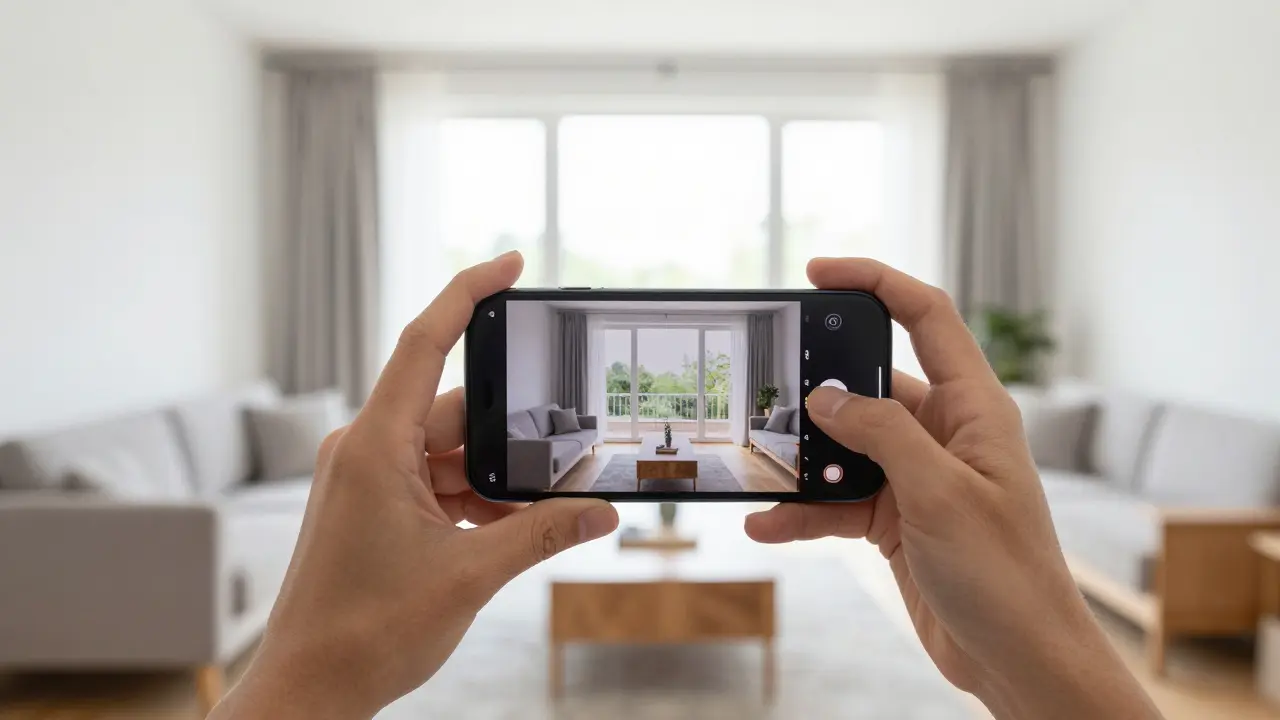 Jak fotit nemovitost mobilem: Praktický průvodce pro lepší inzerci