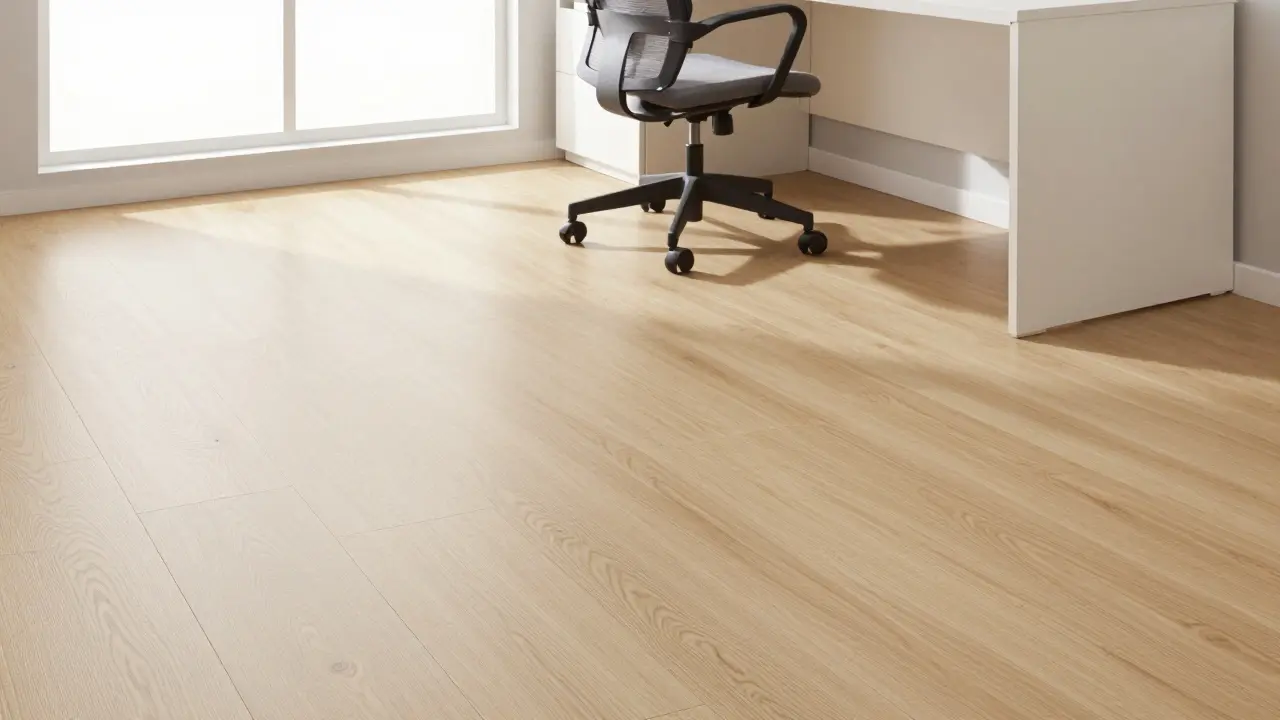 Jak vybrat podlahu do home office? Nejlepší materiály odolné proti kolečkům