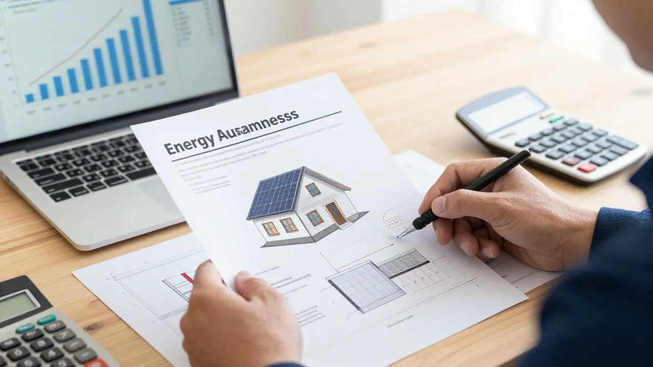 Energetický auditorský průkaz a plán renovace na stole