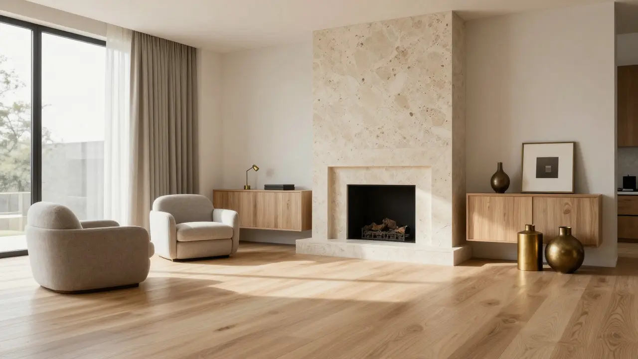 Barvy a materiály v interiéru: Dřevo, kámen a kovy pro harmonický design