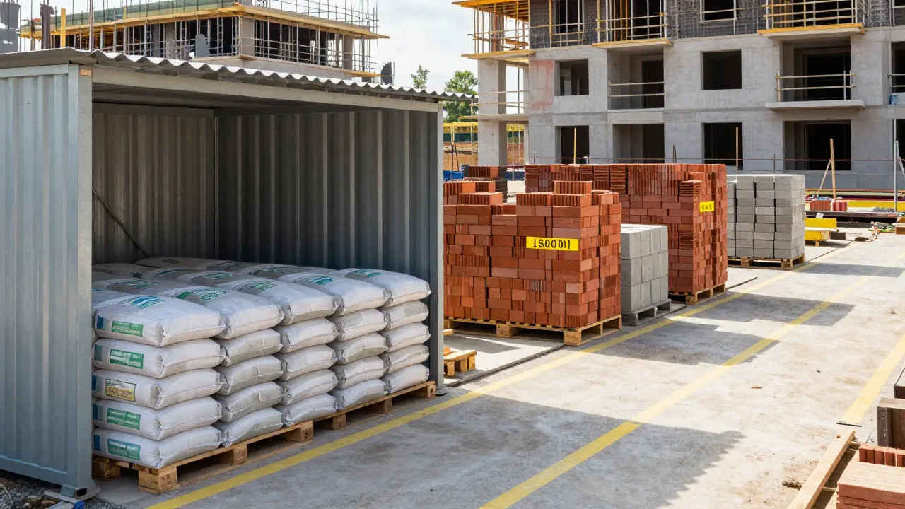 Logistika stavby: Správné sklady materiálu a stavební výtahy