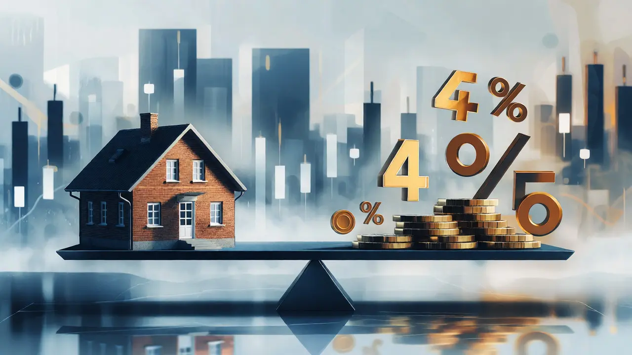 Abstraktní váha mezi domem a finančními parametry